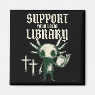 Imã Apoie o seu livro gótico de biblioteca local