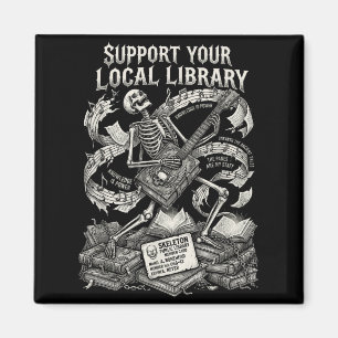 Imã Apoie o seu livro gótico de biblioteca local