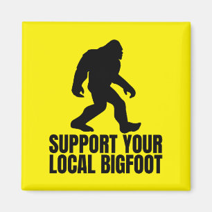 Imã Apoie seu Bigfoot local engraçado amante do Bigfoo