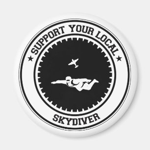 Imã Apoie seu Skydiver local