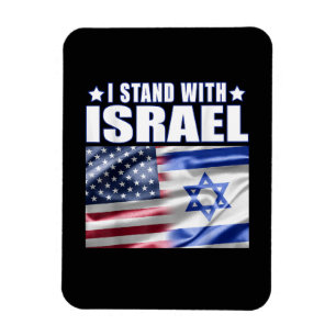 Ímã Apoio a Israel Eu Estou com Israel
