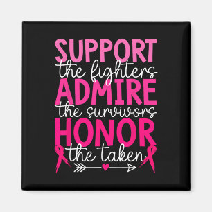Imã Apoio ao cancer de mama Admire Honra Breastcancer
