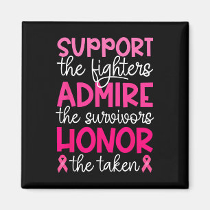 Imã Apoio ao cancer de mama Admire Honra Cancer A