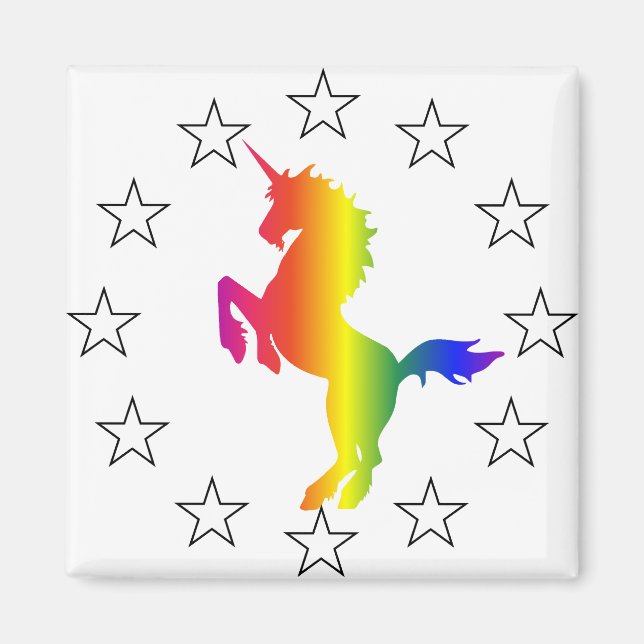 Imã Apoio ao Partido Unicórnio: Unicórnios para o Cong (Frente)