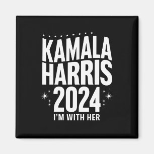 Imã Apoio Kamala 2024 Estou Com Ela Kamala Harris