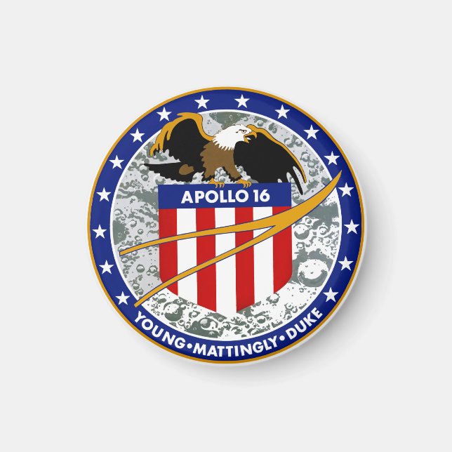 Imã Apollo 16: O voo da Penúltima (Frente)