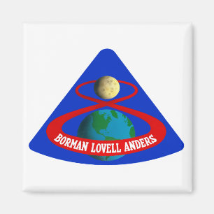 Imã Apollo 8: Primeiros homens à lua!
