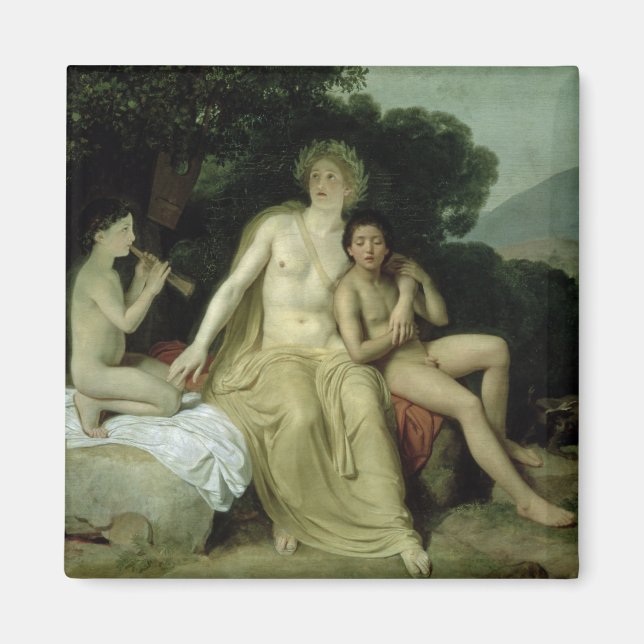 Imã Apolo com Hyacinthus e Cyparissus (Frente)