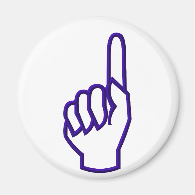 Imã Apontar dedo/mão (Frente)