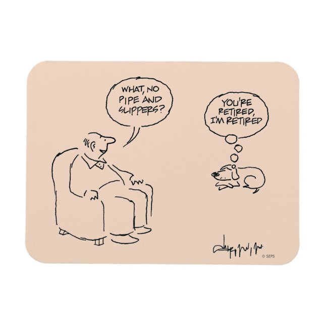 Ímã Aposentado (Horizontal)