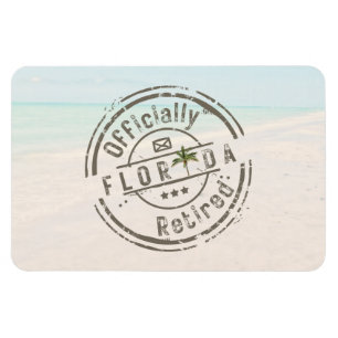 Ímã Aposentado Oficialmente na Praia Tropical da Flóri