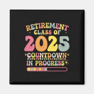 Imã Aposentadoria Groovy Cl De 2025 Contagem Regressiv