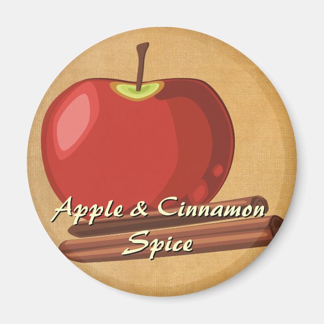 Imã Apple Cinnamon Magnet (Frente)