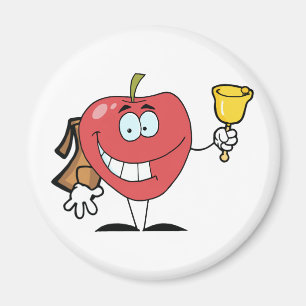 Imã Apple feliz que soa uma Bell para de volta à