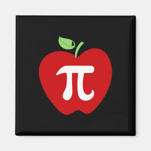 Imã Apple Pi Apple Pie Pie Comida Sobre Professor de M