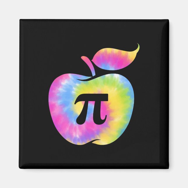 Imã Apple Pi Day Engraçado 3.14 Professores De Matemát (Frente)