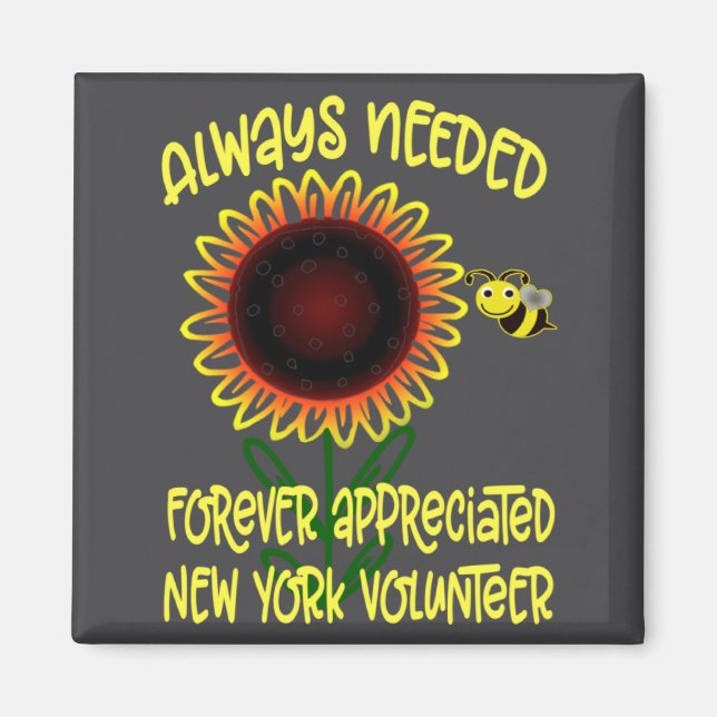 Imã Appreciation New York Always Needed Volunteer Reco (Frente)