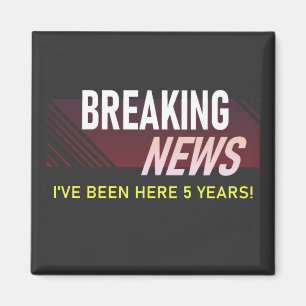 Imã Apreciação de 5 de Aniversário de Trabalho de 5