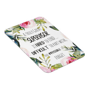 Ímã Apreciação do Supervisor Obrigado Cotação Chefe