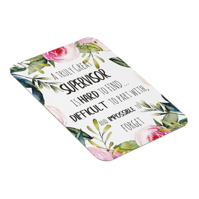 Ímã Apreciação do Supervisor Obrigado Cotação Chefe (Lado Direito)