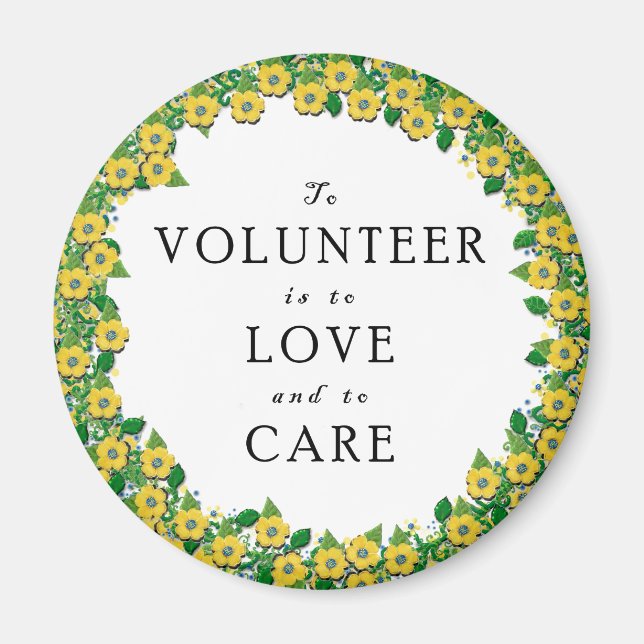 Imã Apreciação do Voluntário (Frente)