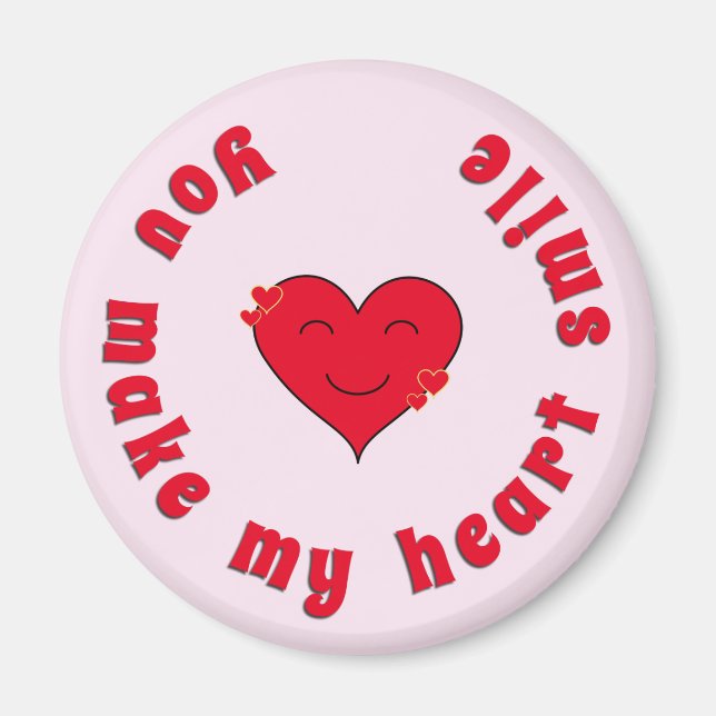 Imã Apreciação inspiradora citação do sorriso cardíaco (Frente)