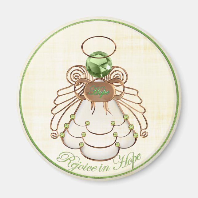 Imã Apreciação na Esperança - Anjo Natal da Esperança (Frente)