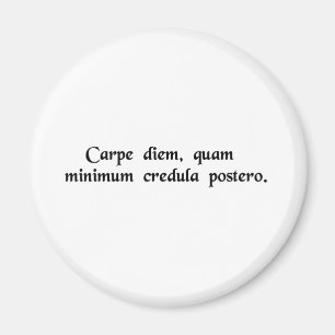 Imã Apreenda o dia, confiança o menos possível .....