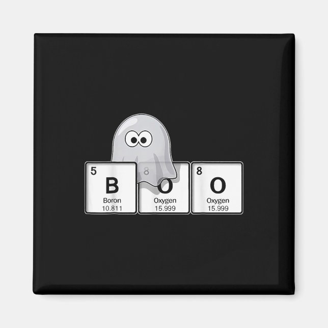Imã Aprenda Química Com O Professor Fantasmas Boo Hall (Frente)