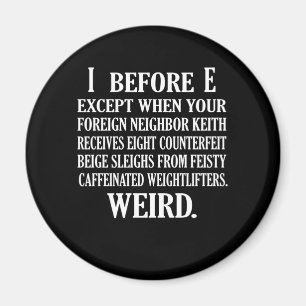 Imã Aprendiz de Gramática em Inglês Estranha