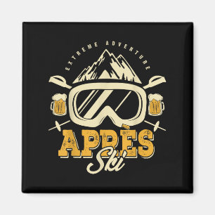 Imã Apres Ski Party Outfit, Beer & Bebidas Após Sk