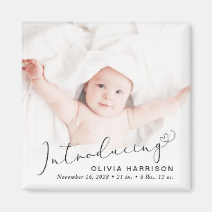 Imã Apresentação do Anúncio de Nascimento da Foto