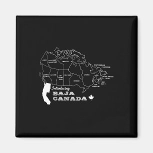 Imã Apresentando Baja Canada Sarcasm Humor Graphic Can