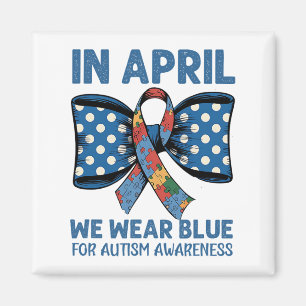 Imã April Blue Outfit Para Sensibilizar O Autismo E Su