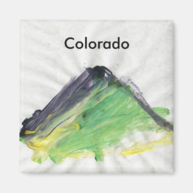 Imã April Colorado magnet por MAXarT (Frente)