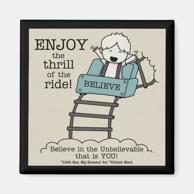 Imã Aproveite a corrida (Frente)