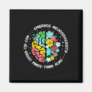 Imã Aproveite a neurodiversidade cerebral Autismo de c