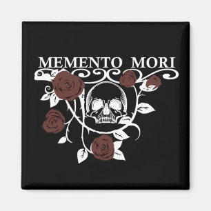 Imã Aproveite o Dia - Rosas Vermelhas - Caveira Mement