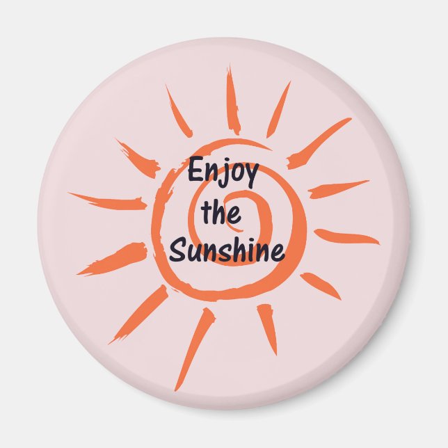 Imã Aproveite o ímã sunshine (Frente)