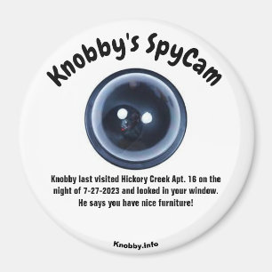 Imã Apt de SpyCam Hickory Creek de Knobby. 16 frigoríf