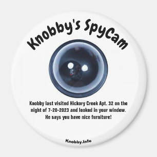 Imã Apt de SpyCam Hickory Creek de Knobby. 32 frigoríf