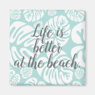 Imã Aqua Blue Tropical deixa a vida melhor na praia