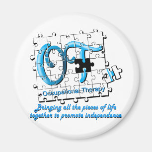 Imã aqua do quebra-cabeça do ot