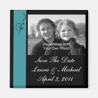 Imã Aqua Elegance Wedding Magnets