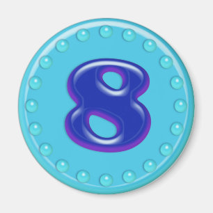 Imã Aqua número 8