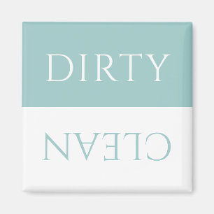 Imã Aqua Sky Azul, Azul, Azul, Sujo/Lava-Louça Moderna