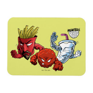 Ímã Aqua Teen Hunger Force Anime Graphic