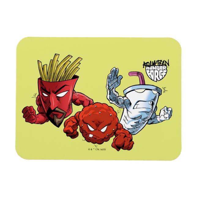 Ímã Aqua Teen Hunger Force Anime Graphic (Horizontal)