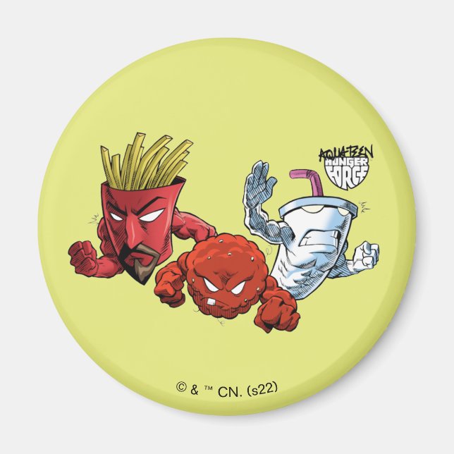 Imã Aqua Teen Hunger Force Anime Graphic (Frente)
