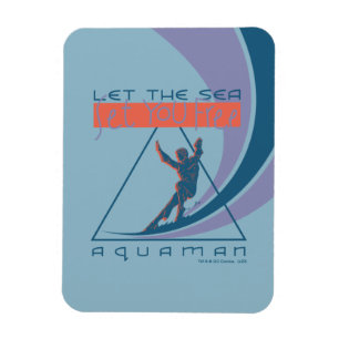 Ímã Aquaman  Deixe O Mar Libertar-Te